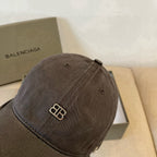 Frayed Edge Metal Logo Baseball Cap G103006
