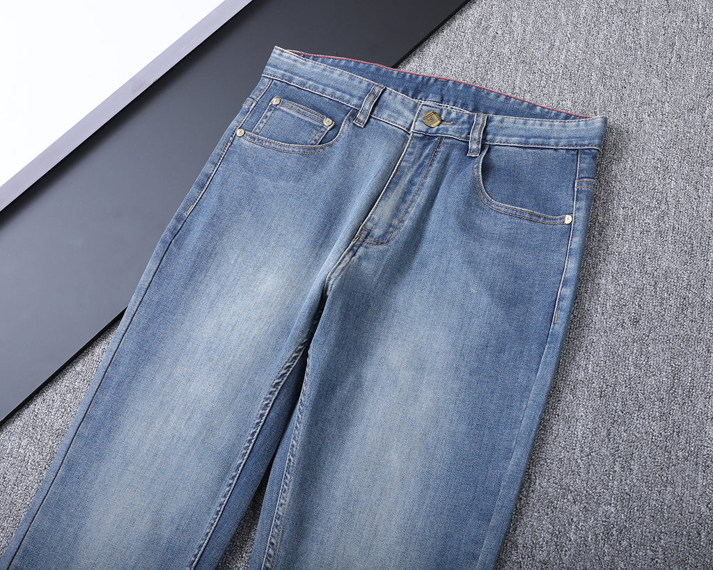 Vintage Cross Stitch Line Slim Denim V260848