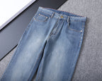 Vintage Cross Stitch Line Slim Denim V260848