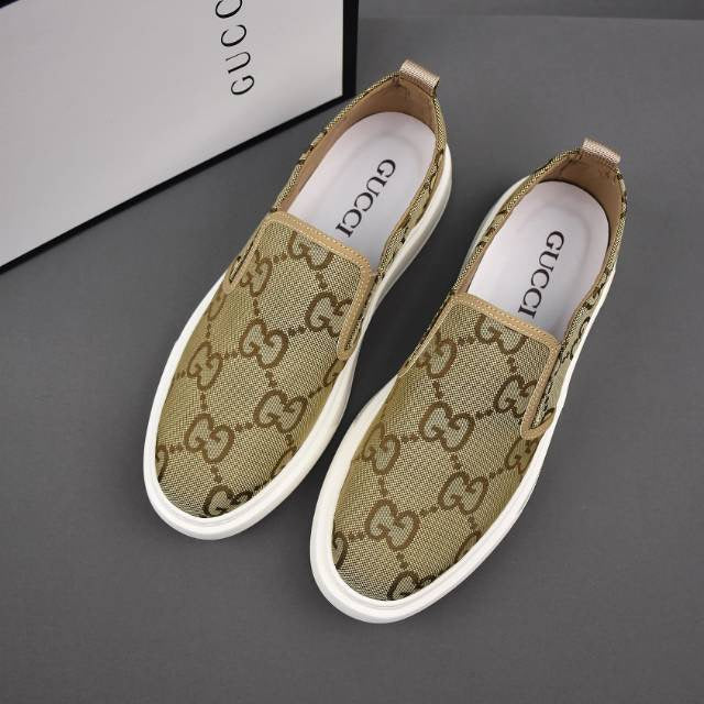 Men's Allover Monogram Slip-On Sneakers JN081112