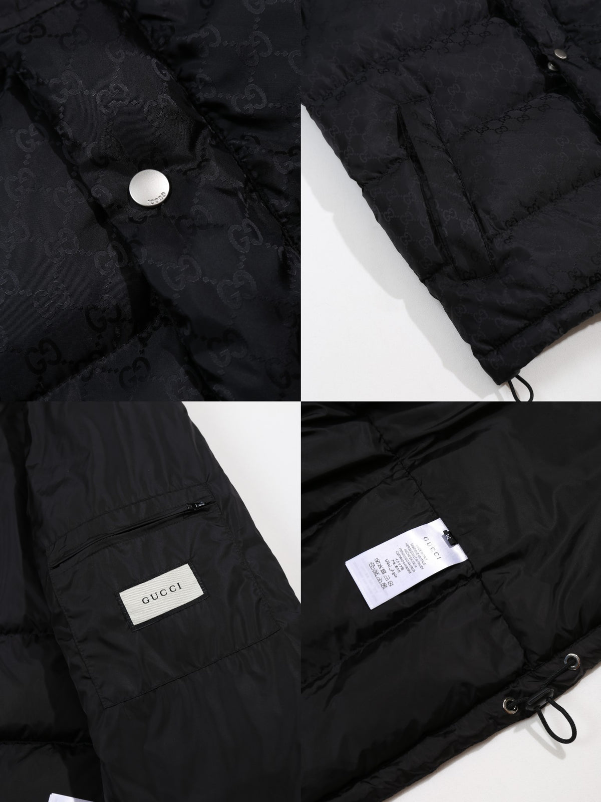 Monogram Jacquard Puffer Winter Jacket MK100002