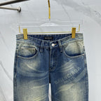 Vintage Faded Light Blue Clean Design Jeans M260726