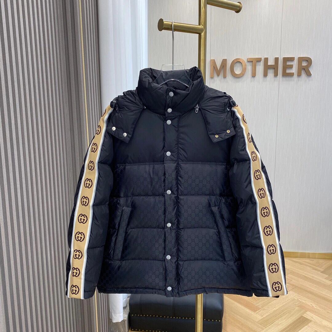 Monogram Jacquard Puffer Winter Jacket MK100002
