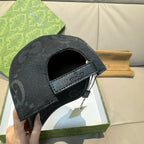 Allover Interlocking Pattern Jacquard Baseball Cap G103009