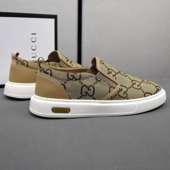 Men's Allover Monogram Slip-On Sneakers JN081112
