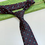 Men's Diamond Grid Jacquard Necktie E2081008