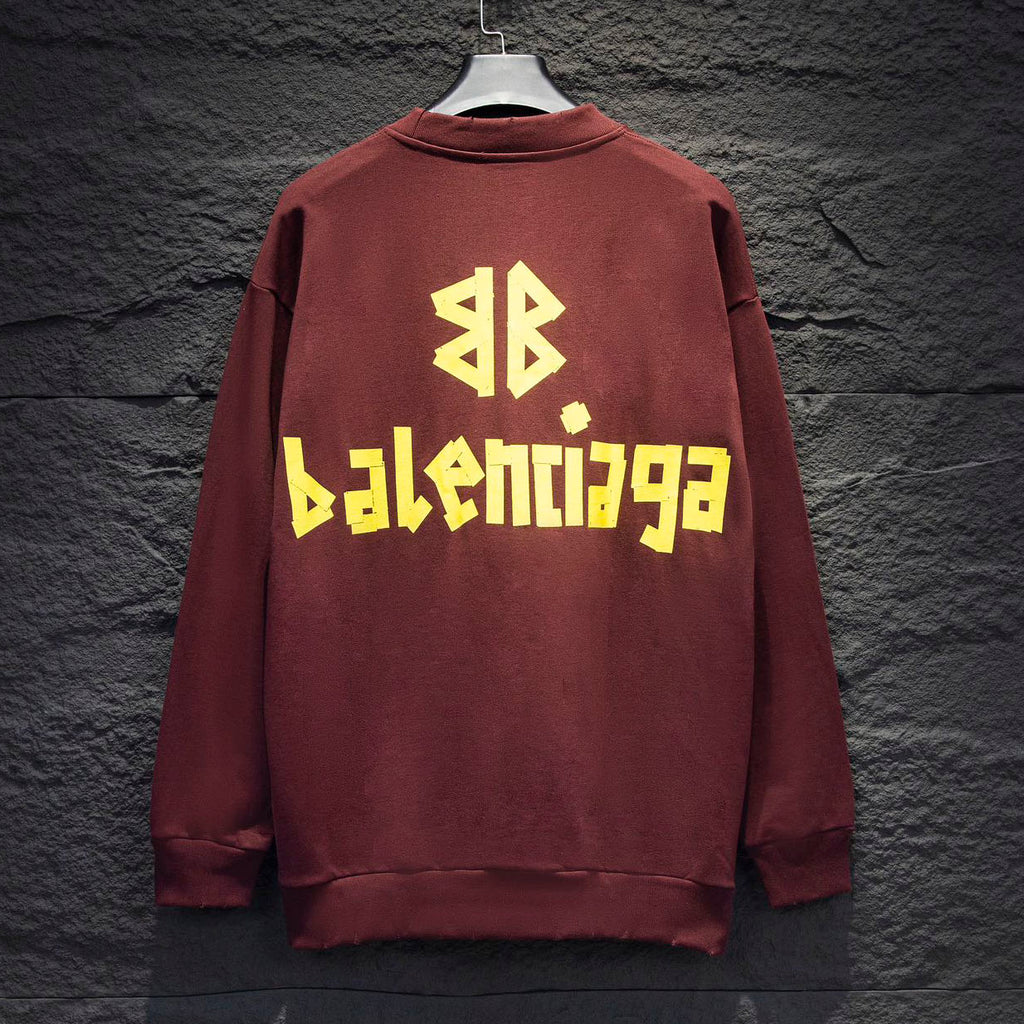 Loose Fit Street Style Crew Neck Sweatshirt X269003