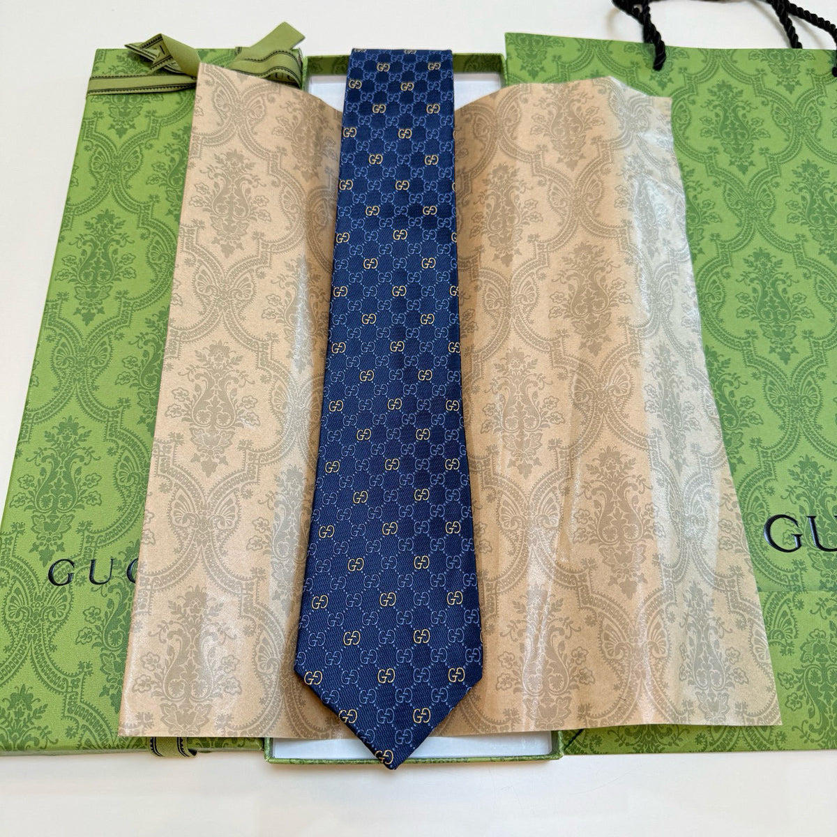 Men's Diamond Grid Jacquard Necktie E2081008