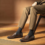 Penny Loafers Polished Slip-On Formal Dress Shoes Y101131