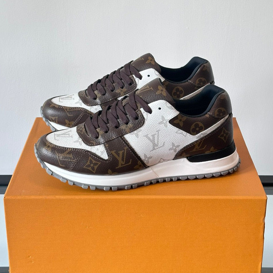 Color Block Allover Print Lace-Up Low Top Trainer S283423