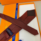Men's Check Jacquard Necktie E2081009