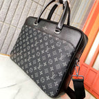 Monogram Print Splicing Business Briefcase B101016