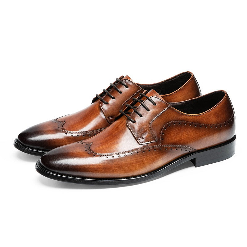 Wingtip Brogue Derby Shoes Y101105