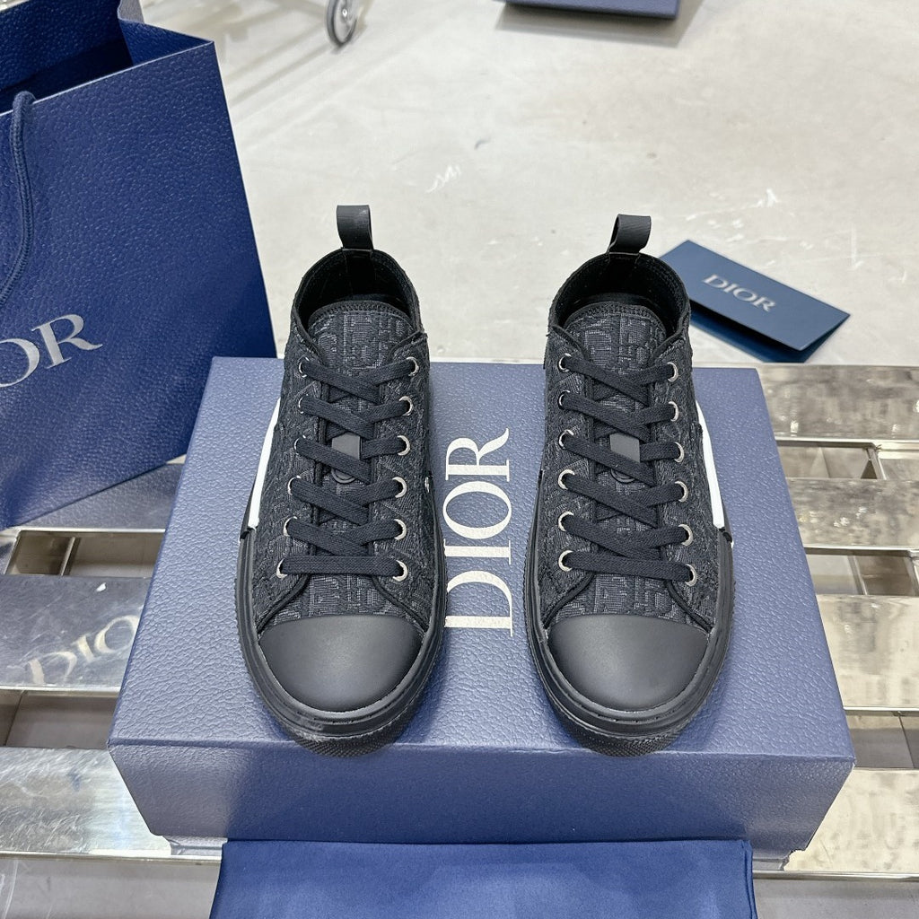 Men's Oblique Jacquard Low Top Sneakers JN081105