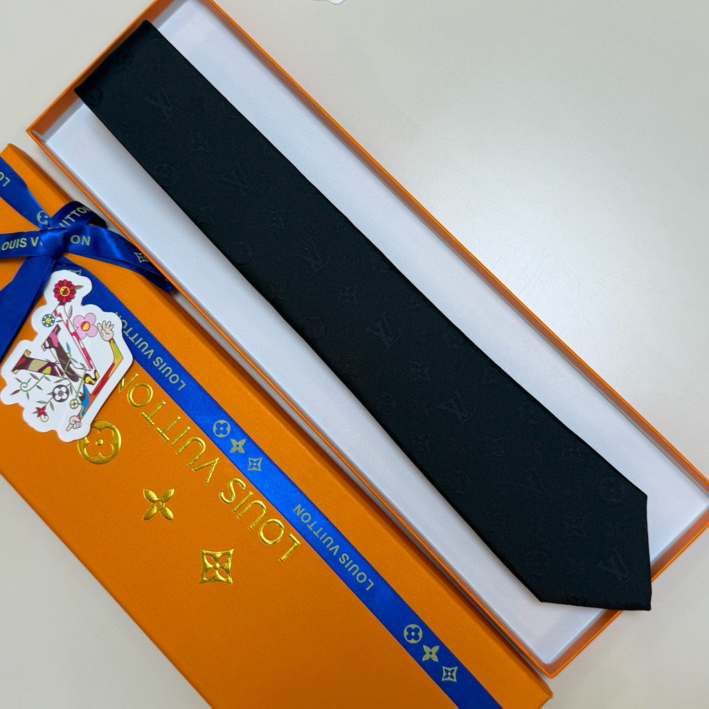 Men's Four-Point Floral Jacquard Necktie E2081010