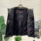 Removable Hood Quilted Puffer Vest U310523