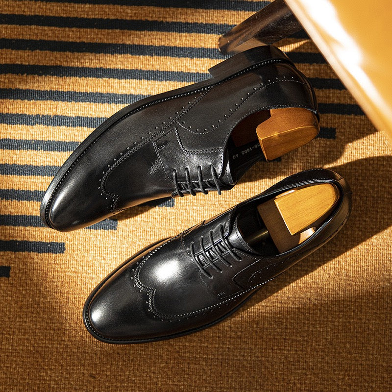 Wingtip Brogue Derby Shoes Y101105
