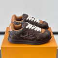 Allover Printed Lace-Up Low Top Platform Sneakers S283420