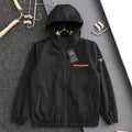 Hooded Zip Up Windbreaker Jacket U310521