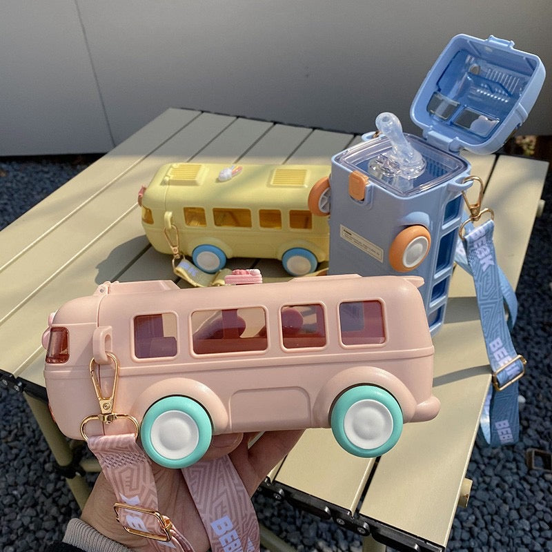 BEBK Little Rider Bus-Shaped Kids Bottle