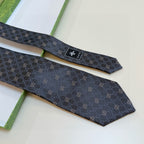 Men's Diamond Grid Jacquard Necktie E2081008