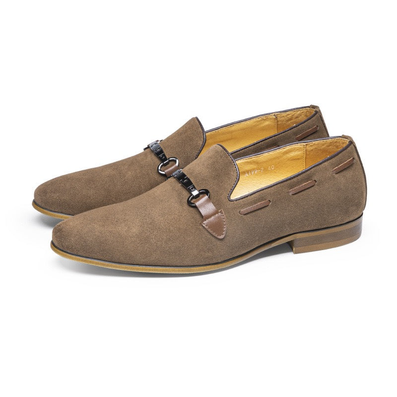 Metal Bit Slip-On Loafers Y101104