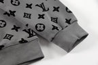 Men's All Over Monogram Print Crew Neck Sweatshirt YG500101