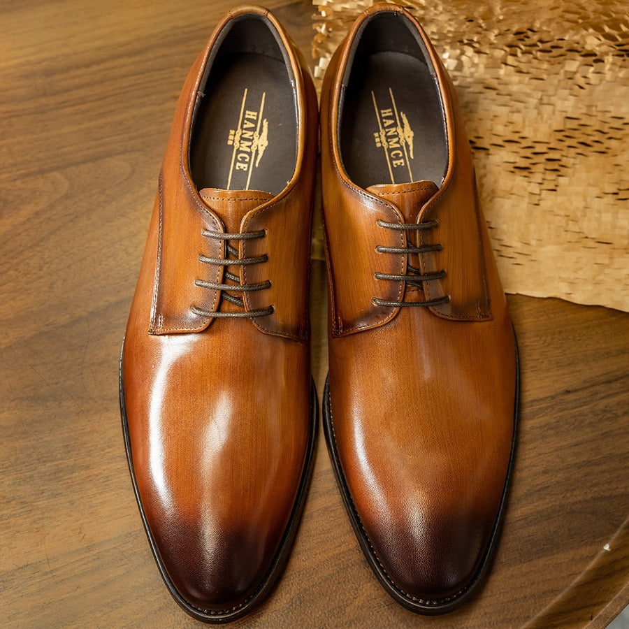 Men's Plain Toe Derby Dress Shoes P050514