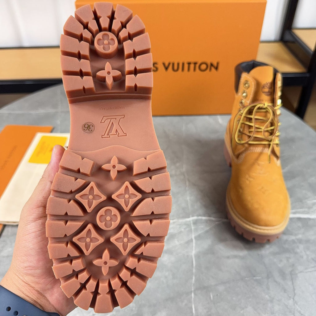 Embossed Thick Sole Martin Work Boots S265506