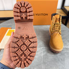 Embossed Thick Sole Martin Work Boots S265506