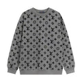 Men's All Over Monogram Print Crew Neck Sweatshirt YG500101