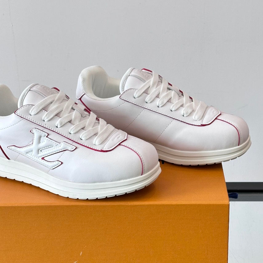 Side Embroidered Logo Low Top Lace-Up Casual Sneaker S283425