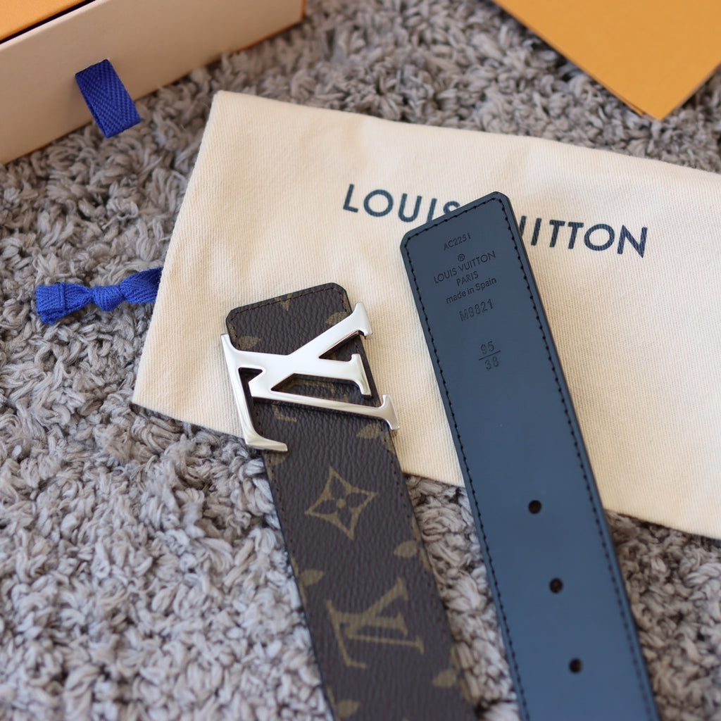 Checkered & Vintage Print Metal Buckle Belt E020802