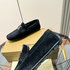 Men's Metal Ornament Buckle Loafer Driving Shoes NE190115