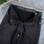 Dark Wash Grey Multi-Style Embroidery Denim Jeans L260604