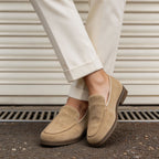Slip-On Suede Loafers Casual Dress Loafers Y101116