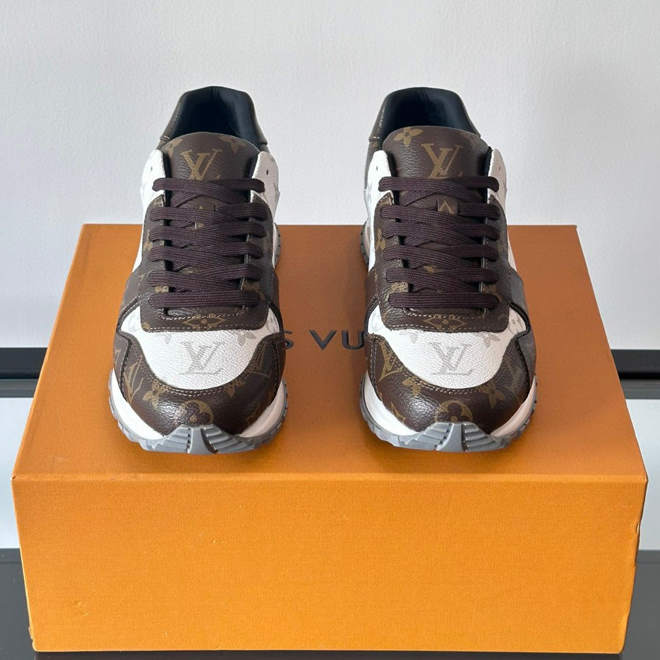 Color Block Allover Print Lace-Up Low Top Trainer S283423