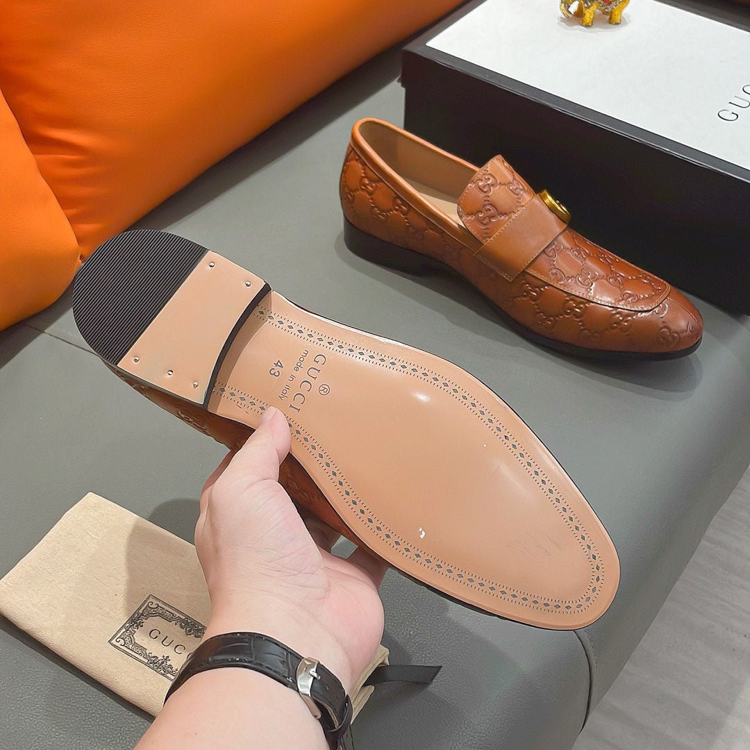 Embossed Interlocking G Loafers S283407