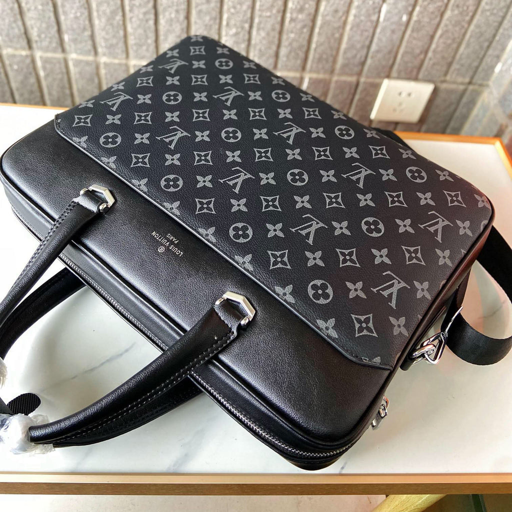 Monogram Print Splicing Business Briefcase B101016