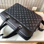 Monogram Print Splicing Business Briefcase B101016