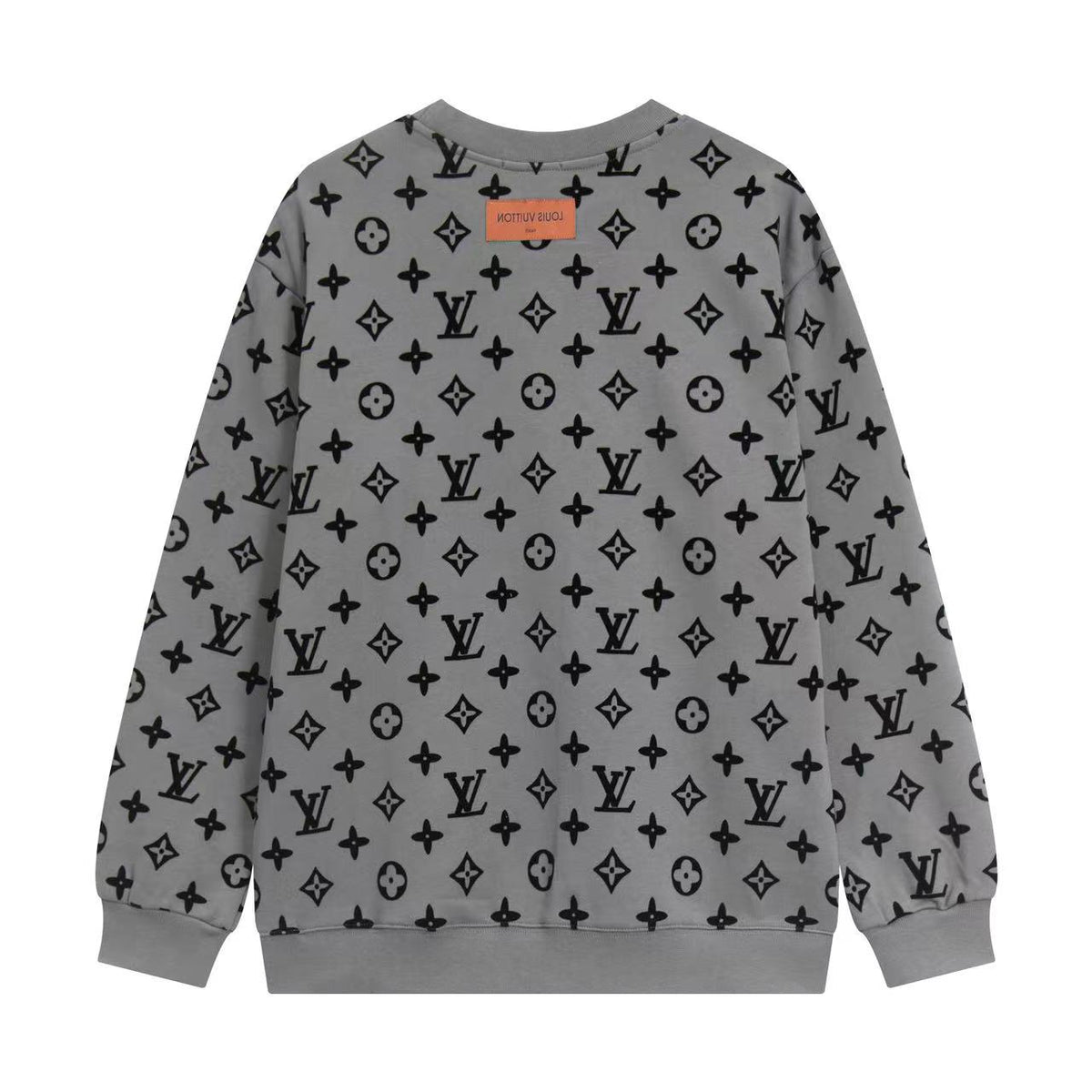 Men's All Over Monogram Print Crew Neck Sweatshirt YG500101