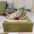 Vintage Pattern Canvas High Top Sneakers S283417