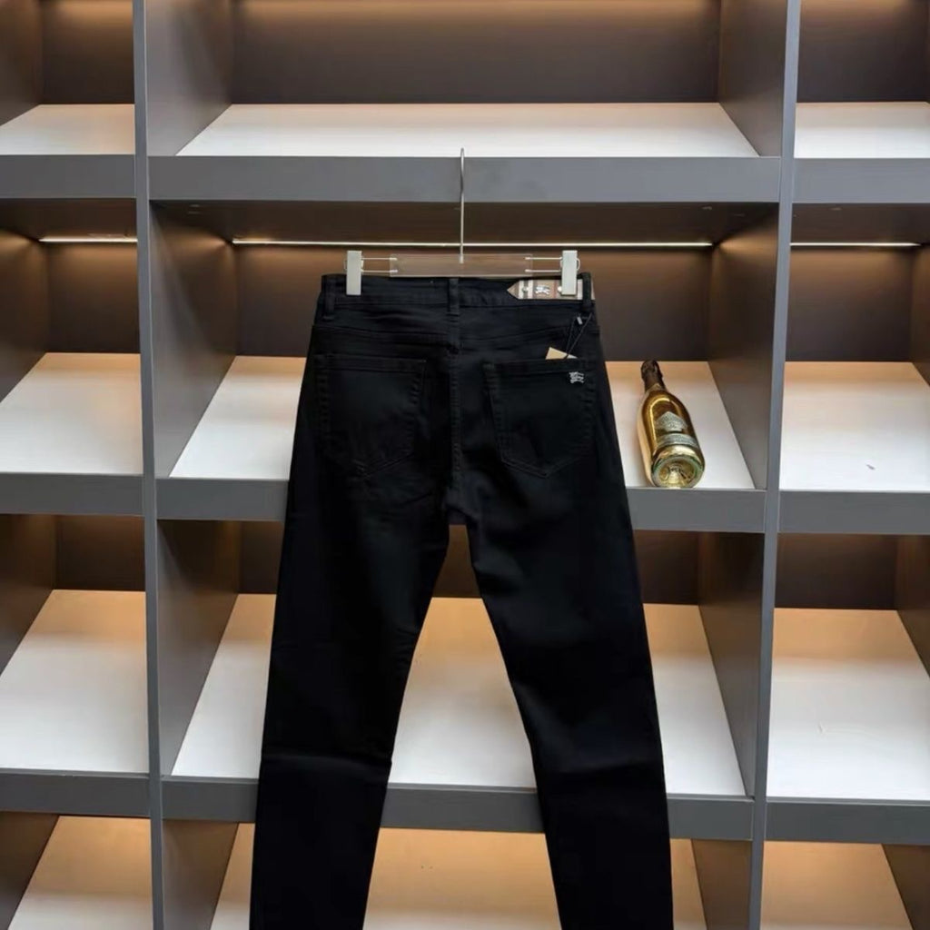 BR Men's Black Micro Logo Jeans C261017