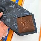 Men's Four-Point Floral Jacquard Necktie E2081010