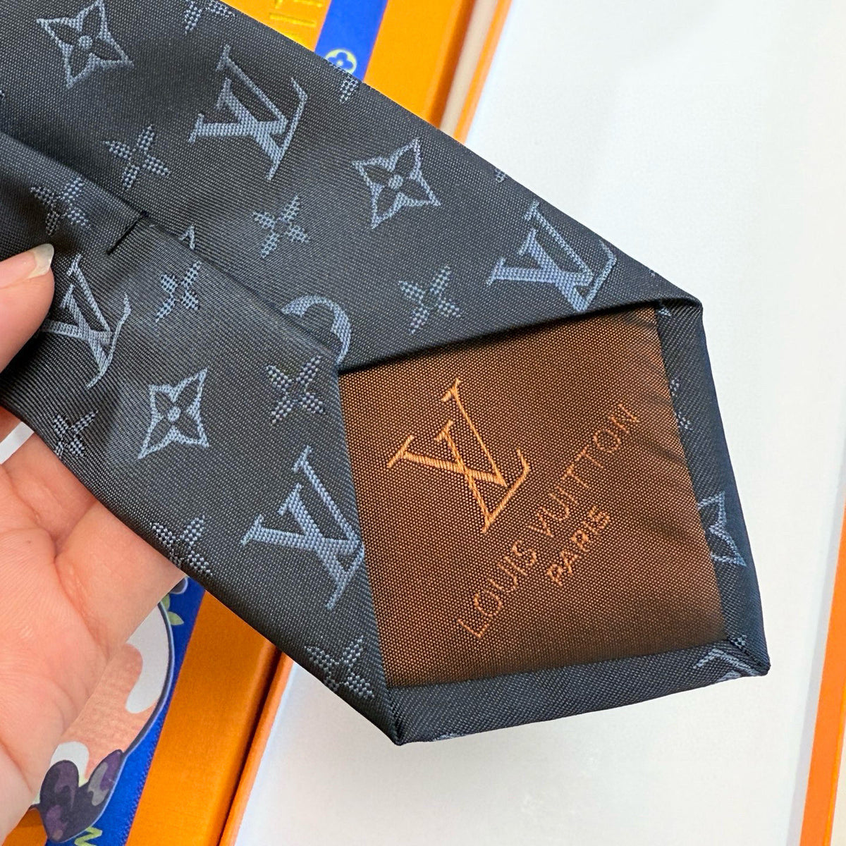 Men's Four-Point Floral Jacquard Necktie E2081010