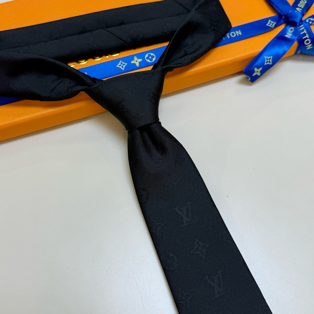 Men's Four-Point Floral Jacquard Necktie E2081010