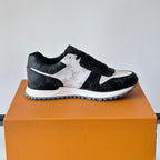 Color Block Allover Print Lace-Up Low Top Trainer S283423