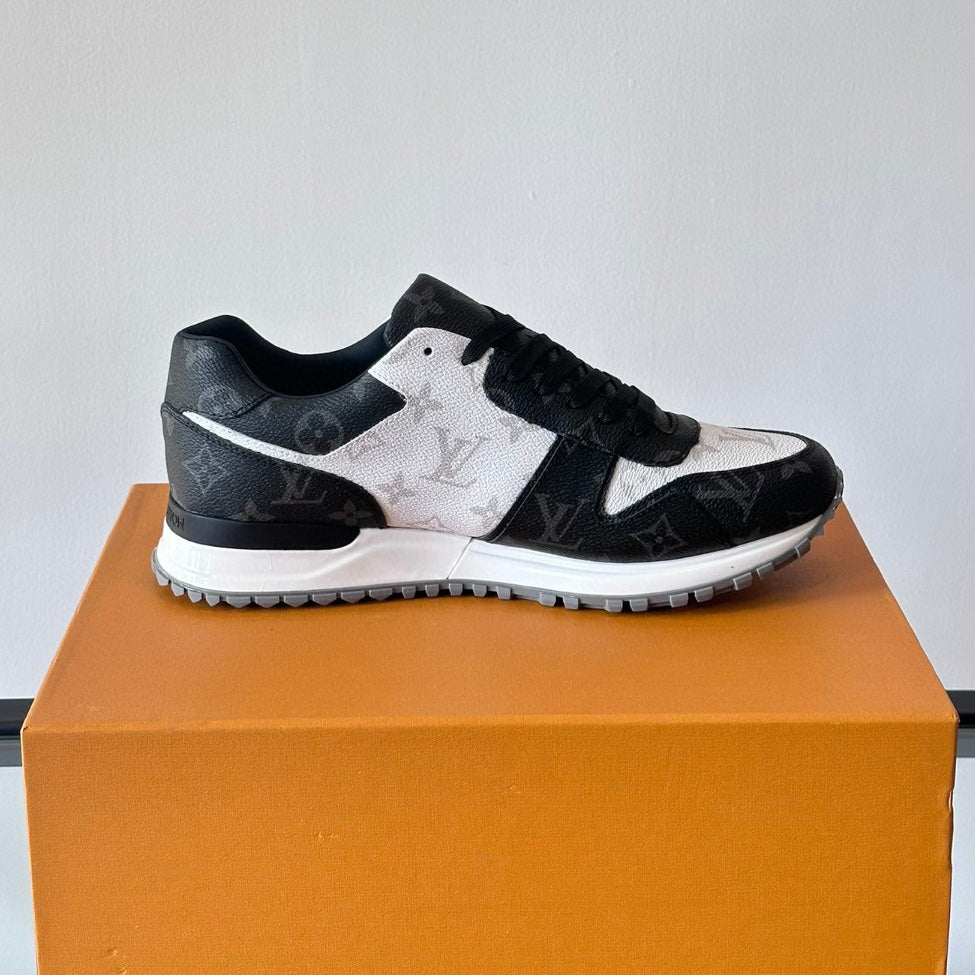 Color Block Allover Print Lace-Up Low Top Trainer S283423