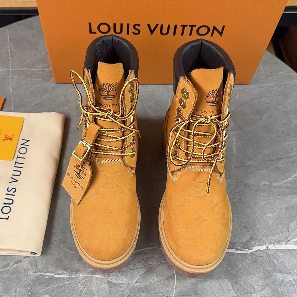 Embossed Thick Sole Martin Work Boots S265506