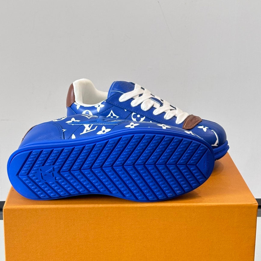 Allover Printed Lace-Up Low Top Platform Sneakers S283420